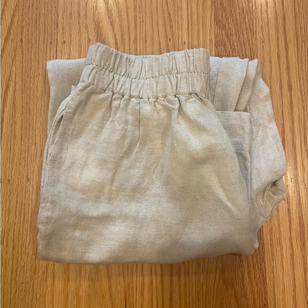 Madewell Huston Linen Pants - Picture 3 of 7